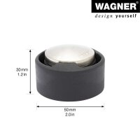 WAGNER® design yourself EH 5171 Türstopper Zinkdruckguss, Kautschuk Ø 5,0 cm
