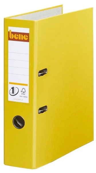 bene No.1 Power Ordner gelb Kunststoff 8,0 cm DIN A4, 1 St.