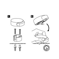 WAGNER® design yourself EH 5111 Türstopper Zinkdruckguss, Kautschuk Ø 5,0 cm