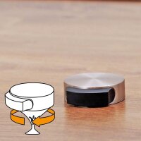 WAGNER® design yourself EH 5111 Türstopper Zinkdruckguss, Kautschuk Ø 5,0 cm