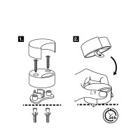 WAGNER® design yourself EH 5151 Türstopper Zinkdruckguss, Kautschuk Ø 5,0 cm