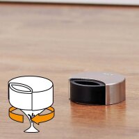 WAGNER® design yourself EH 5151 Türstopper Zinkdruckguss, Kautschuk Ø 5,0 cm