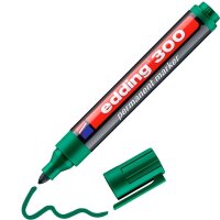 edding 300 Permanentmarker grün 1,5 - 3,0 mm, 10 St.
