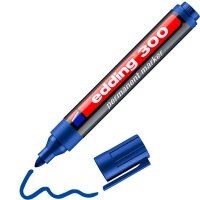 edding 300 Permanentmarker blau 1,5 - 3,0 mm, 10 St.