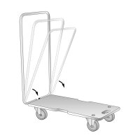 WAGNER® design yourself Transportroller MM 1345 braun 36,5 x 74,0 x 14,5 cm bis 300,0 kg