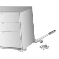 WAGNER® design yourself Möbelheber  MM 4121 silber 6,5 cm³ 38,0 cm