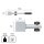 WAGNER® design yourself Möbelheber  MM 4121 silber 6,5 cm³ 38,0 cm