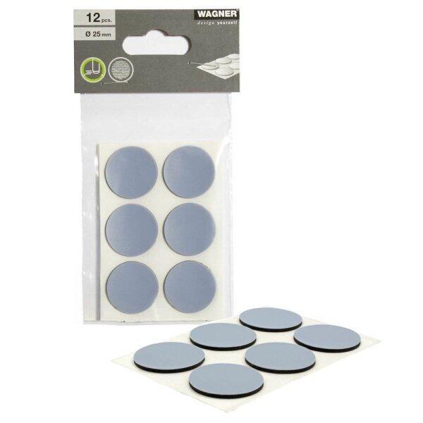 WAGNER® design yourself EH 1125 PFTE-Gleiter Kunststoff Ø 2,5 cm, 12 St.