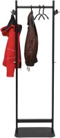 MAUL Kleiderständer Salsa 9407890 schwarz Metall 8 Haken 60,0 x 173,0 cm, 1 St.
