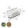 WAGNER® design yourself EH 0692 Klemmschalengleiter Kunststoff Ø 1,9 cm, 4 St.