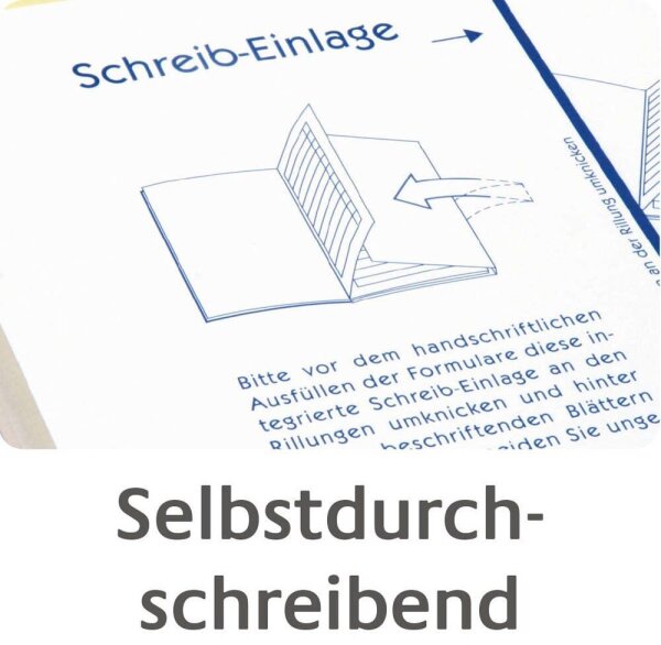 AVERY Zweckform Arbeitszeiterfassung/Stunden-Nachweis Formularbuch 1773, 1 St.