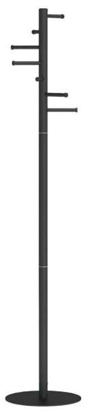 MAUL Kleiderständer Caurus 9406290 schwarz Metall 7 Haken 35,0 x 177,0 cm, 1 St.