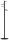 MAUL Kleiderständer Caurus 9406290 schwarz Metall 7 Haken 35,0 x 177,0 cm, 1 St.