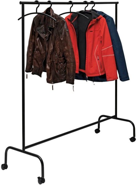 MAUL Rollgarderobe Limbo 9421190 schwarz Metall 151,0/220,0 x 156,0 cm, 1 St.