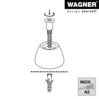 WAGNER® design yourself EH 5200 Türstopper Gummi