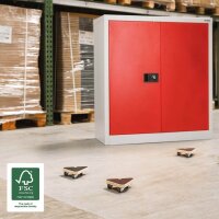 WAGNER® design yourself Transportroller MM 1314 braun 14,0 x 14,0 x 4,3 cm bis 100,0 kg