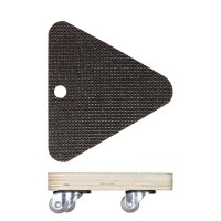 WAGNER® design yourself Transportroller MM 1314 braun 14,0 x 14,0 x 4,3 cm bis 100,0 kg