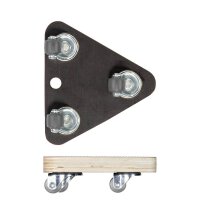 WAGNER® design yourself Transportroller MM 1314 braun 14,0 x 14,0 x 4,3 cm bis 100,0 kg