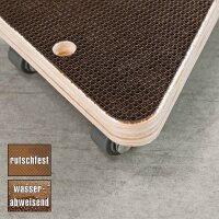 WAGNER® design yourself Transportroller MM 1314 braun 14,0 x 14,0 x 4,3 cm bis 100,0 kg