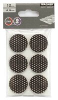 WAGNER® design yourself EH 0128 Anti-Rutsch-Pads Stoff Ø 2,8 cm, 12 St.