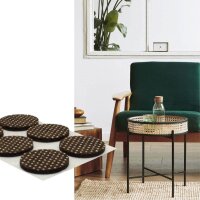 WAGNER® design yourself EH 0128 Anti-Rutsch-Pads Stoff Ø 2,8 cm, 12 St.