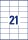 AVERY Zweckform Etiketten 3481 weiß 70,0 x 41,0 mm, 100 Blatt