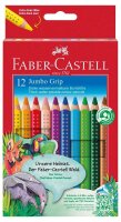 FABER-CASTELL Jumbo GRIP Buntstifte farbsortiert, 12 St.