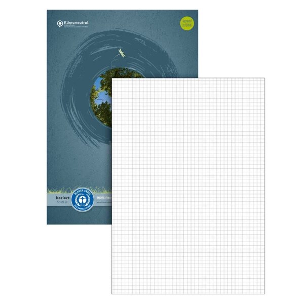 Staufen® Briefblock green DIN A4 kariert, 1 Block