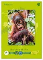 Edition Dürer Zeichenblock green DIN A3 100 g/qm, 18 Blatt, 1 Block