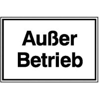 SafetyMarking® Hinweisschild "Außer...