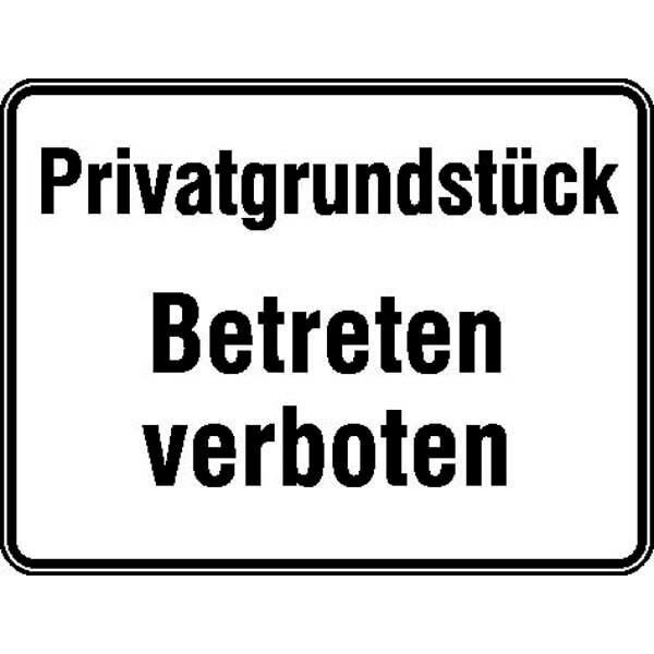 SafetyMarking® Hinweisschild "Betreten verboten" rechteck 33,0 x 25,0 cm, 1 St.