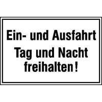 SafetyMarking® Hinweisschild "Ein- und Ausfahrt...