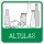 SafetyMarking® Hinweisschild "Entsorgung Altglas" quadrat 10,0 x 10,0 cm, 1 St.