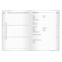 herlitz Hausaufgabenheft Kritzel Lineatur SL liniert DIN A5 ohne Rand, 48 Blatt, 1 St.