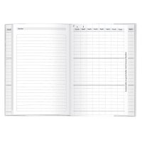 herlitz Hausaufgabenheft Kritzel Lineatur SL liniert DIN A5 ohne Rand, 48 Blatt, 1 St.