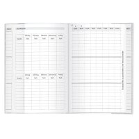 herlitz Hausaufgabenheft Kritzel Lineatur SL liniert DIN A5 ohne Rand, 48 Blatt, 1 St.