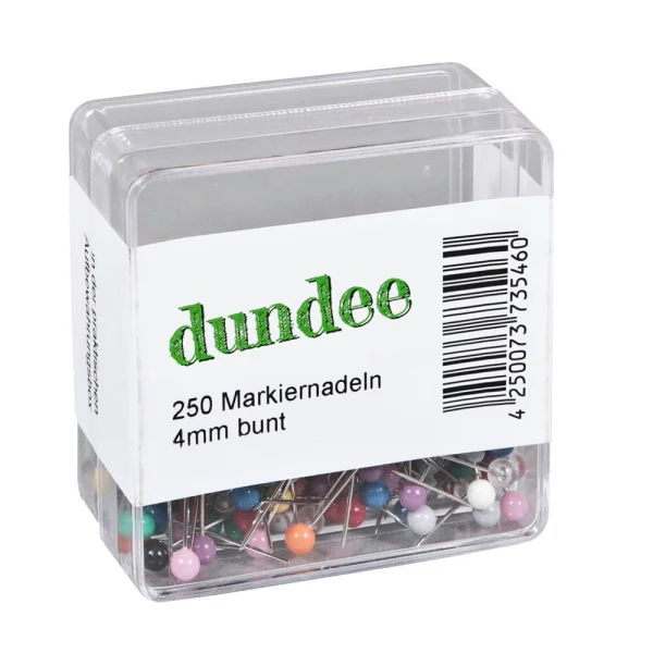 dundee Pinnnadeln farbsortiert, 250 St.