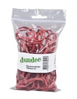 dundee Gummibänder rot 0,4 cm, Ø 13,0 cm, 50,0 g