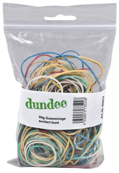 dundee Gummiringe farbsortiert 50,0 g