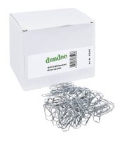 dundee Büroklammern silber glanzverzinkt, 1.000 St.