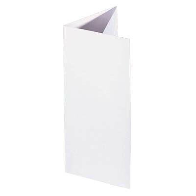 SIGEL Faltkarten weiß DP810 weiß DIN lang, 50 St.
