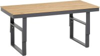 greemotion Loungegruppe San Jose grau, anthrazit Holz, Metall, 13-teilig