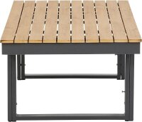 greemotion Loungegruppe San Jose grau, anthrazit Holz, Metall, 13-teilig