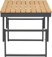 greemotion Loungegruppe San Jose grau, anthrazit Holz, Metall, 13-teilig