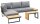greemotion Loungegruppe Samara grau, anthrazit Holz, Metall, 8-teilig