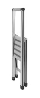 WENKO Klapptritt silber 1 Stufe, H: 69,0 cm