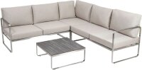 greemotion Loungegruppe Sydney beige, silber Metall,...
