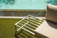 greemotion Loungegruppe Sydney beige, silber Metall, 15-teilig
