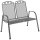 greemotion Gartenbank Toulouse 416322 eisengrau Metall 108,0 cm