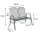 greemotion Gartenbank Toulouse 416322 eisengrau Metall 108,0 cm